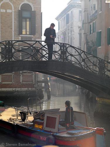 Canal bridge, Venice